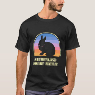 Nederland Dwergkonijn  Zonsondergang Konijn T-shirt
