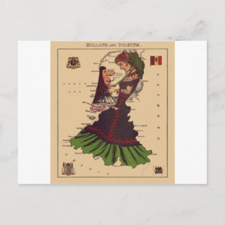 Nederland en België Briefkaart