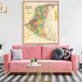 Nederland en België Canvas Afdruk (Insitu (Woonkamer))