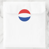 Nederland Fisheye Vlag Sticker (Tas)