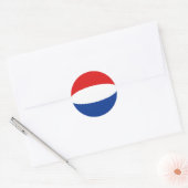 Nederland Fisheye Vlag Sticker (Envelop)