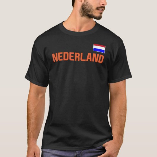 Nederland Flag Nederlandse Pride Nederland Interna T-shirt (Voorkant)