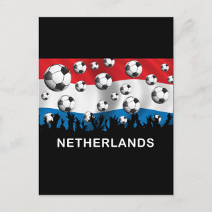 Nederland Football Briefkaart