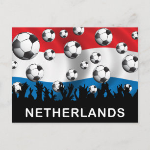 Nederland Football Briefkaart