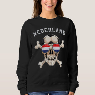 Nederland Football piraten hoofd Nederlandse fan Trui