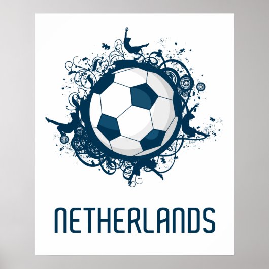 Nederland Football Poster (Voorkant)