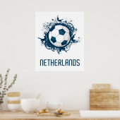 Nederland Football Poster (Keuken)