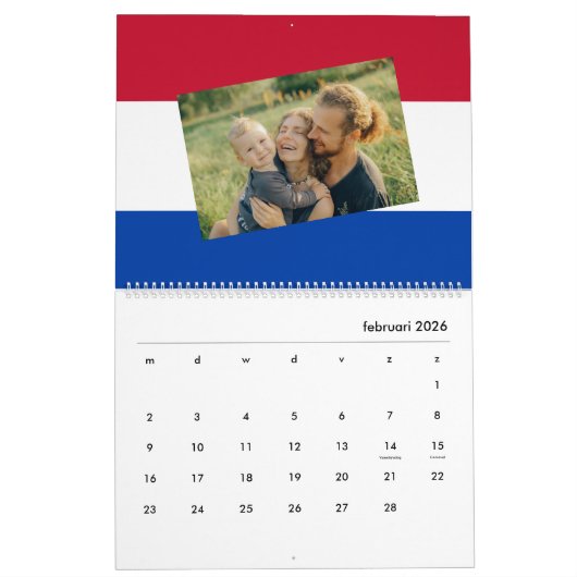 Nederland | Fotokalender | Nederlandse Vlag 2024 Kalender (Feb 2026)