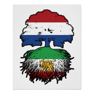 Nederland Gekweekte Iraanse Wortels Leeuw en Zon Perfect Poster