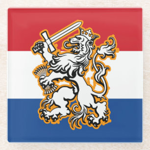 Nederland Glazen Onderzetter