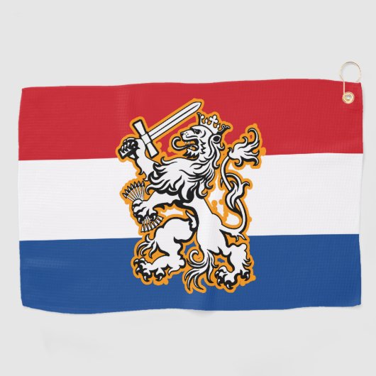 Nederland Golfhanddoek (Horizontaal)