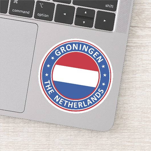 Nederland, Groningen Sticker (Detail)