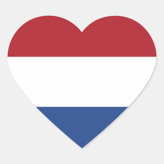 nederland hart sticker (Voorkant)