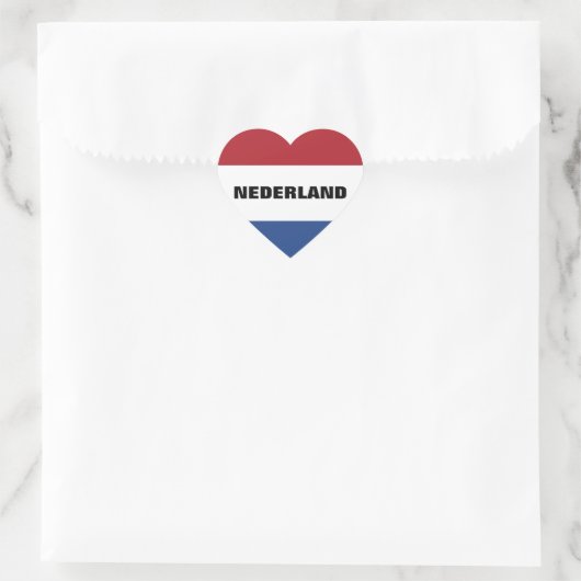 NEDERLAND HART STICKER (Tas)