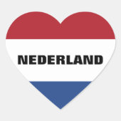 NEDERLAND HART STICKER (Voorkant)