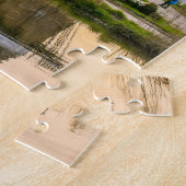 Nederland Holland Europe Wind Mills Lake Sunset Legpuzzel (Zijkant)