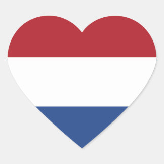 Nederland/Holland/Nederlands/Hollander Hart Vlag Hart Sticker
