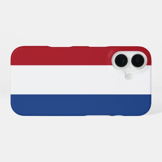 Nederland iPhone 16 Hoesje (Achterkant horizontaal)