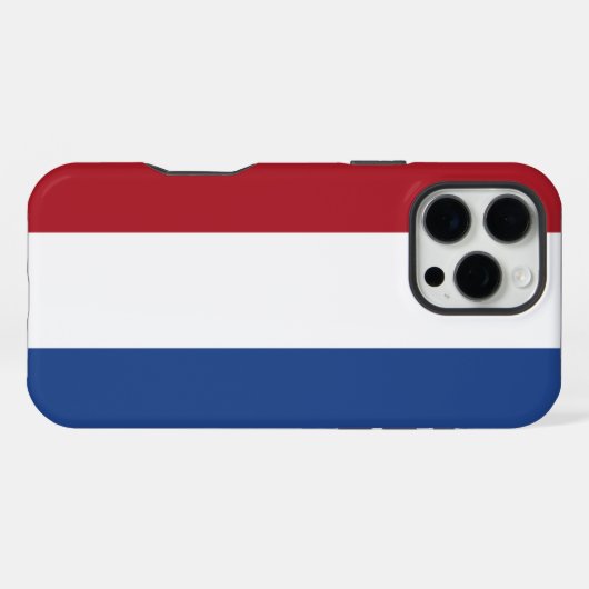 Nederland iPhone Hoesje (Achterkant horizontaal)