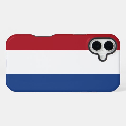 Nederland iPhone Hoesje (Achterkant horizontaal)