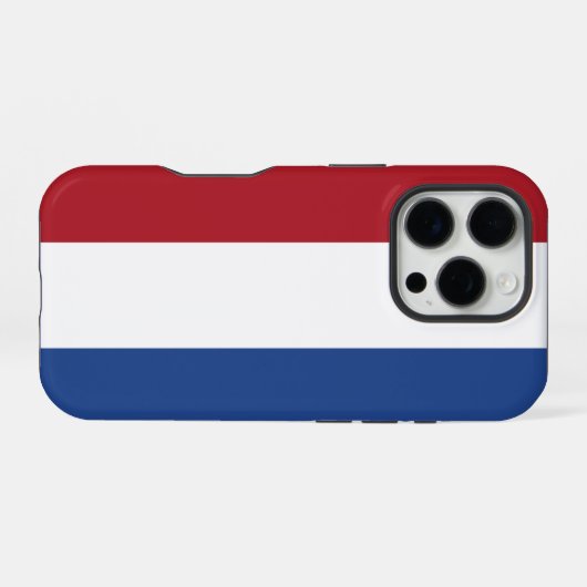 Nederland iPhone Hoesje (Achterkant horizontaal)