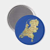 Nederland Kaart Magneet (Voorkant / Achterkant)
