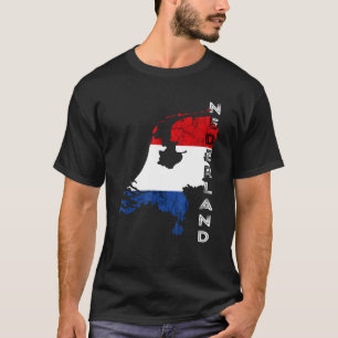 Nederland Kaart Nederlandse vlag Nederlandse Pride T-shirt