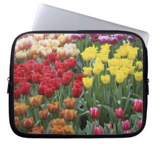 Nederland, Keukenhoff-tuin, tulpen. Laptop Sleeve