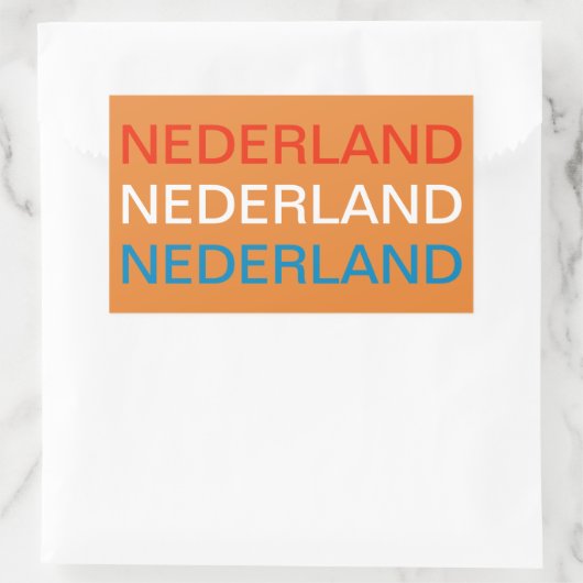 Nederland koffer sticker (Tas)