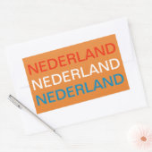 Nederland koffer sticker (Envelop)