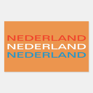 Nederland koffer sticker