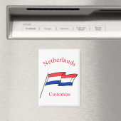 Nederland Land Vlag Thunder_Cove Magneet (Insitu (Vaatwasser))