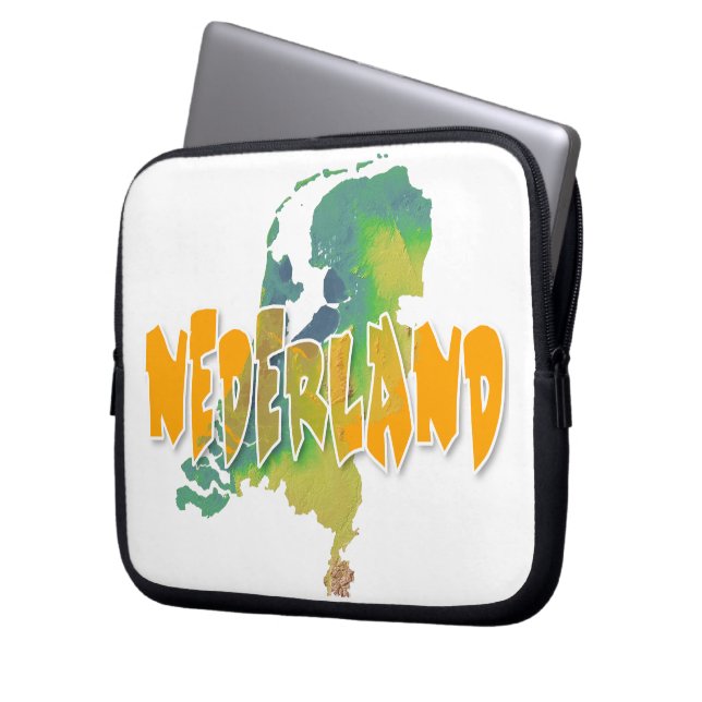 Nederland Laptop Sleeve (Voorkant Links)