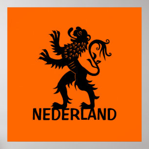 Nederland Lion Poster
