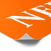 Nederland Lion Rampant Poster (Hoek)