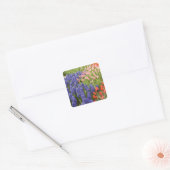 Nederland, Lisse. Keukenhof 2 Vierkante Sticker (Envelop)