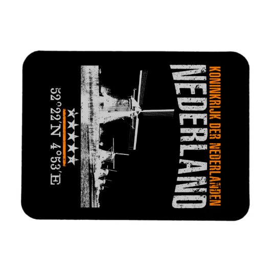 Nederland Magneet (Horizontaal)