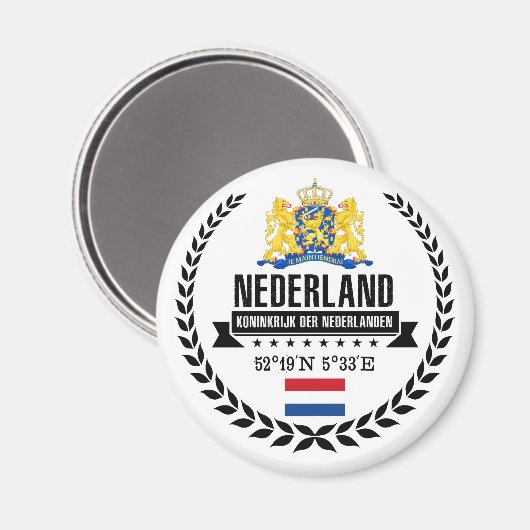 Nederland Magneet (Voorkant / Achterkant)