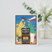 Nederland Marseille Vintage Poster 1913 Briefkaart (Staand voorkant)