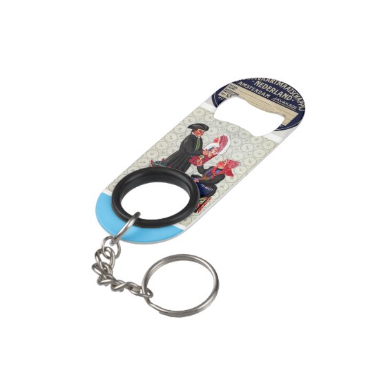 " Nederland" Mini Flessenopener (Achterkant Gekanteld)