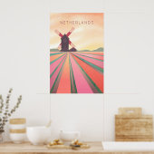 Nederland Minimaal Reisposter Poster (Keuken)