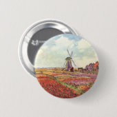 Nederland - Monet Ronde Button 5,7 Cm (Voorkant /achterkant)