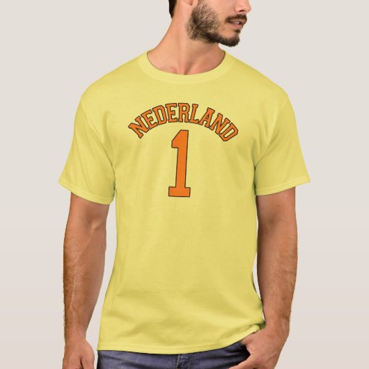 NEDERLAND Nederland Baseball Dutch Power T-shirt (Voorkant)