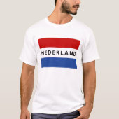 nederland - nederland - tekstnaam nederland nederl t-shirt (Voorkant)