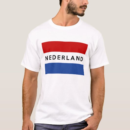 nederland - nederland - tekstnaam nederland nederl t-shirt (Voorkant)
