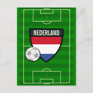 Nederland Nederland Voetbal Briefkaart