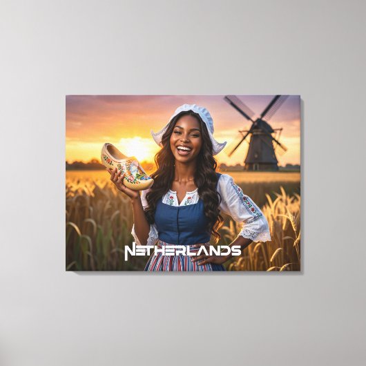 NEDERLAND - NEDERLANDS CANVAS AFDRUK (Voorkant)
