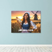 NEDERLAND - NEDERLANDS CANVAS AFDRUK (Insitu (Houten vloer))