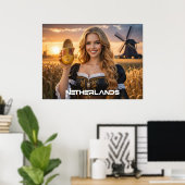 NEDERLAND - NEDERLANDS POSTER (Thuiskantoor)