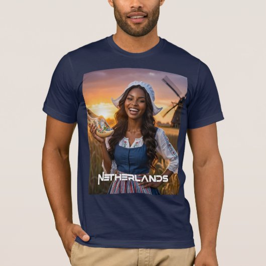 NEDERLAND - NEDERLANDS T-SHIRT (Voorkant)